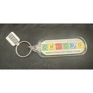 Collectible souvenir keychain from the Museum of Science and Industry "CHICAGO"